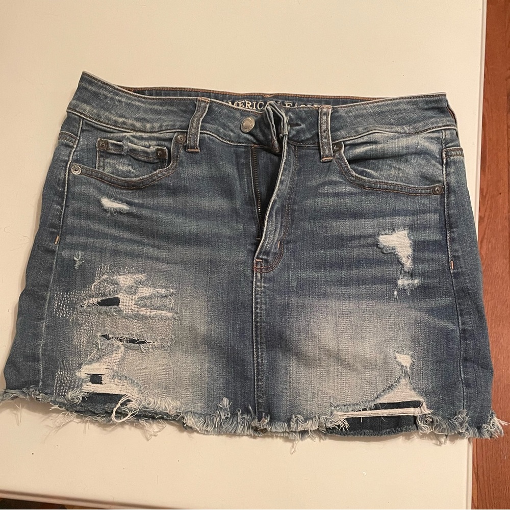 American Eagle Jean Skirt Size 6